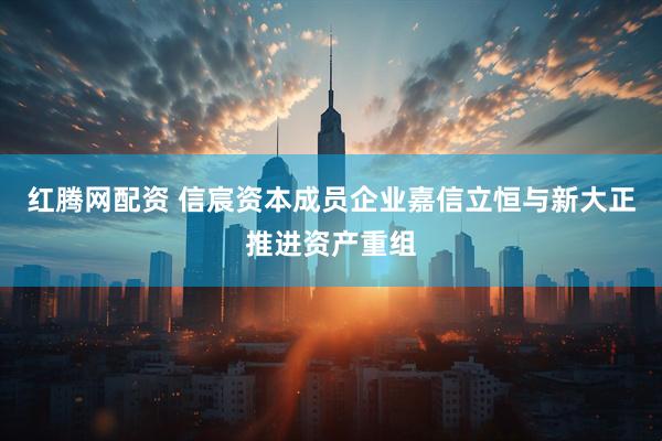 红腾网配资 信宸资本成员企业嘉信立恒与新大正推进资产重组