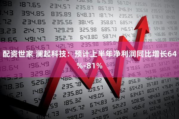 配资世家 澜起科技：预计上半年净利润同比增长64%-81%