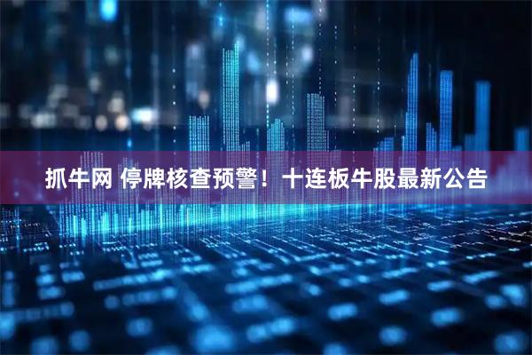 抓牛网 停牌核查预警！十连板牛股最新公告